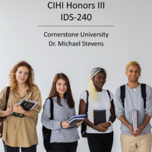 IDS 240: CIHI Honors III CoursePack